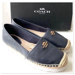 Coach Rye Midnight Navy Espadrilles Sneakers